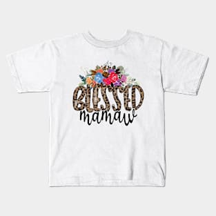 Blessed Mamaw Kids T-Shirt